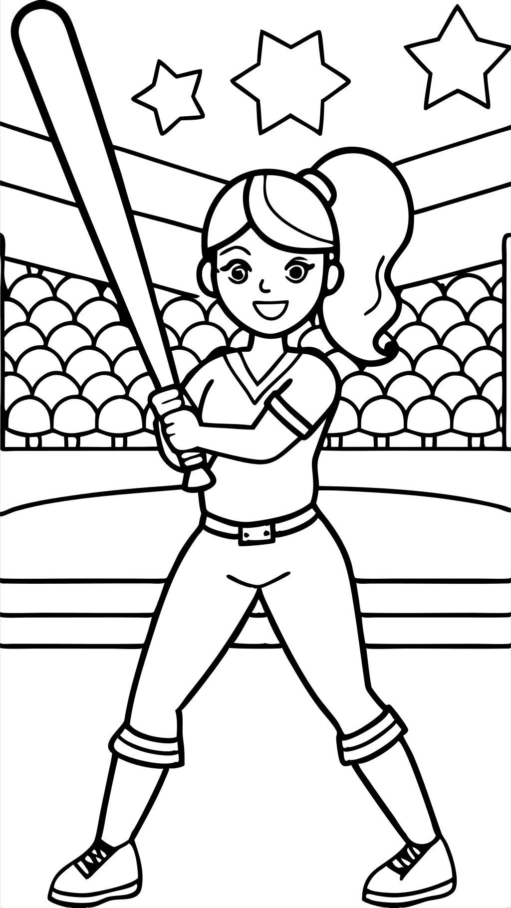 elly de la cruz coloring page